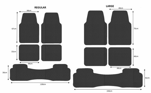 Universal car mats heavy duty - universal,