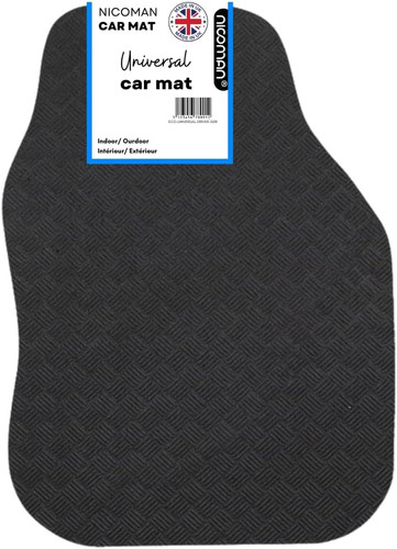 Universal black car mats with - universal,