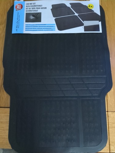 Set rubber car mats - set, 4